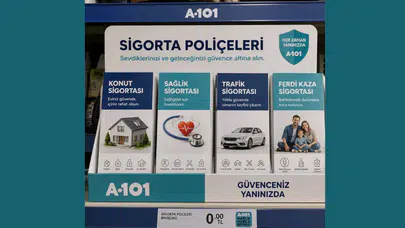 A101 artık sigortacı! Krakerin Yanında Sigorta Poliçesi